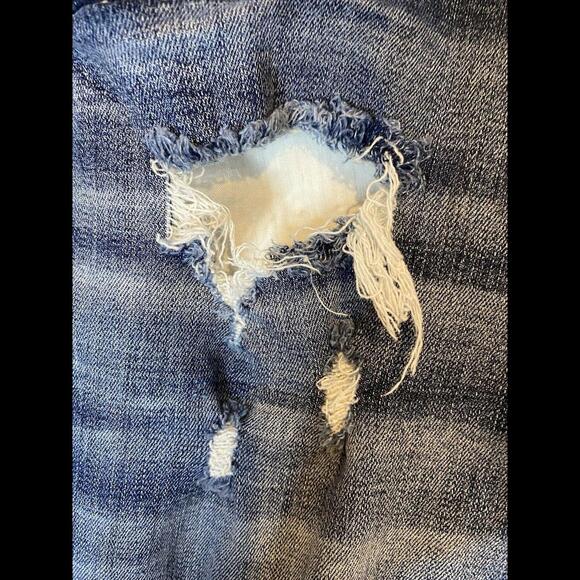 BKE “Mason” Distressed Stretch Tapered Denim Jeans SZ 36X32 MENS - Picture 5 of 9